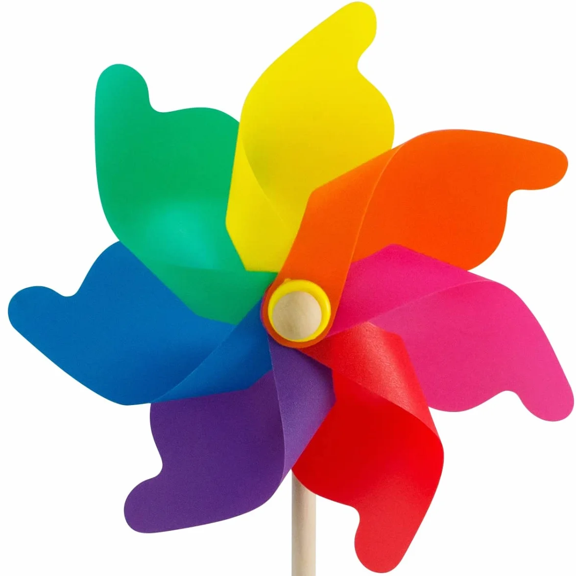 Mulino a vento - Moulin RAINBOW 31 - Mulino a vento: Ø31cm, altezza totale: 75cm - resistente ai raggi UV e alle intemperie - fornito assemblato, incluso asta di support