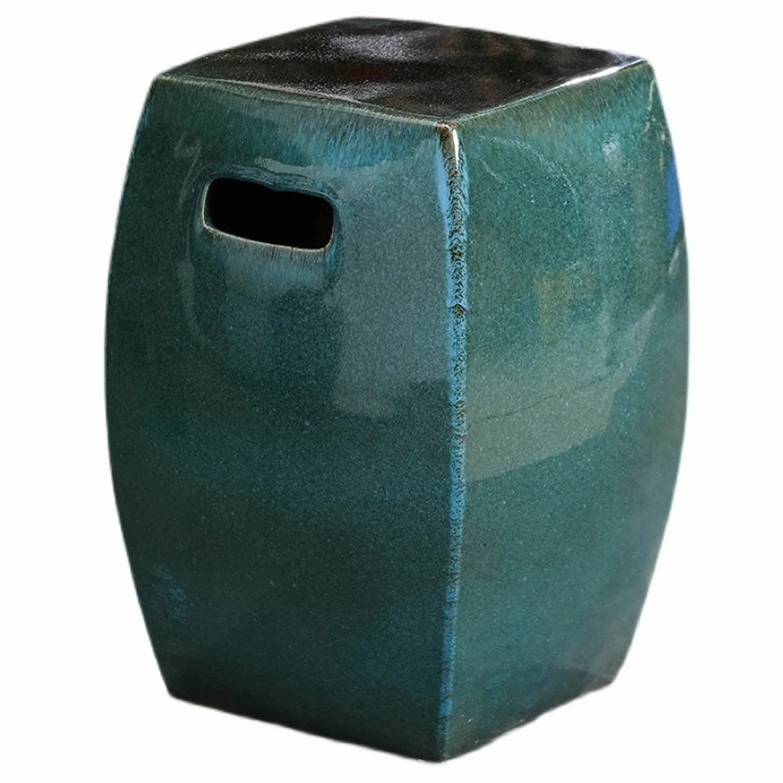 sgabello da giardino, Sgabello da Giardino in Ceramica, Sgabello Decorativo Fatto a Mano in Stile Cinese, Adatto for Giardino, Patio, Prato (Colore : Rosso)(Bule)