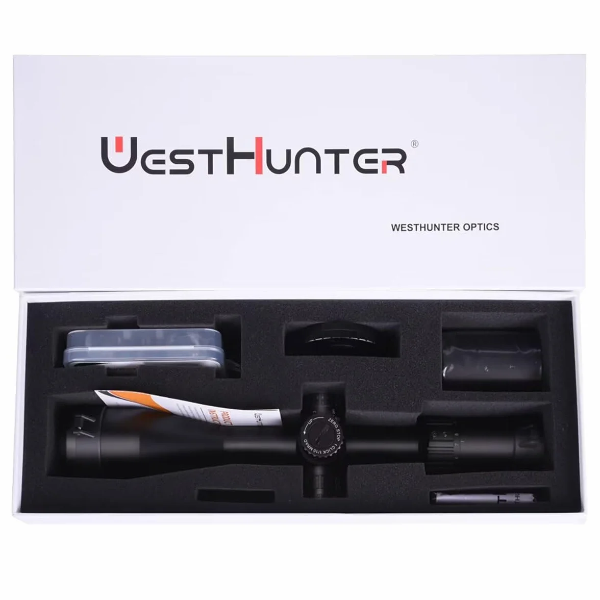 WestHunter Optics HD GEN2 SFIR FFP Cannocchiale da competizione 30mm primo piano focale reticolo illuminato vetro inciso tattico 1/10 MIL Zero Stop