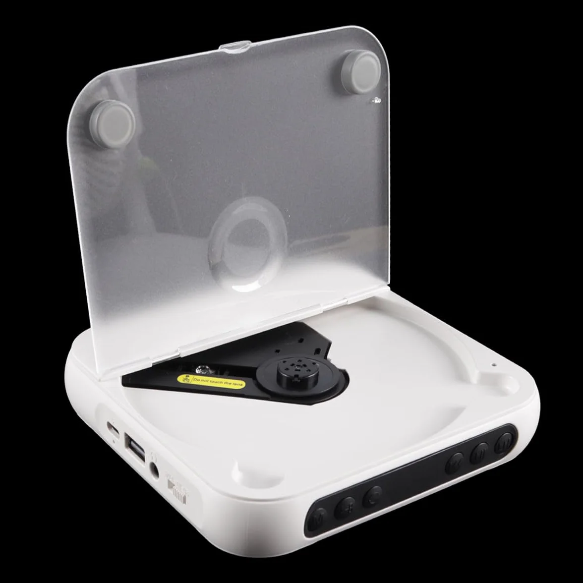 Lettore CD portatile esterno per auto con porta AUX e cavo USB universale per laptop, TV, computer, Android 4.4+