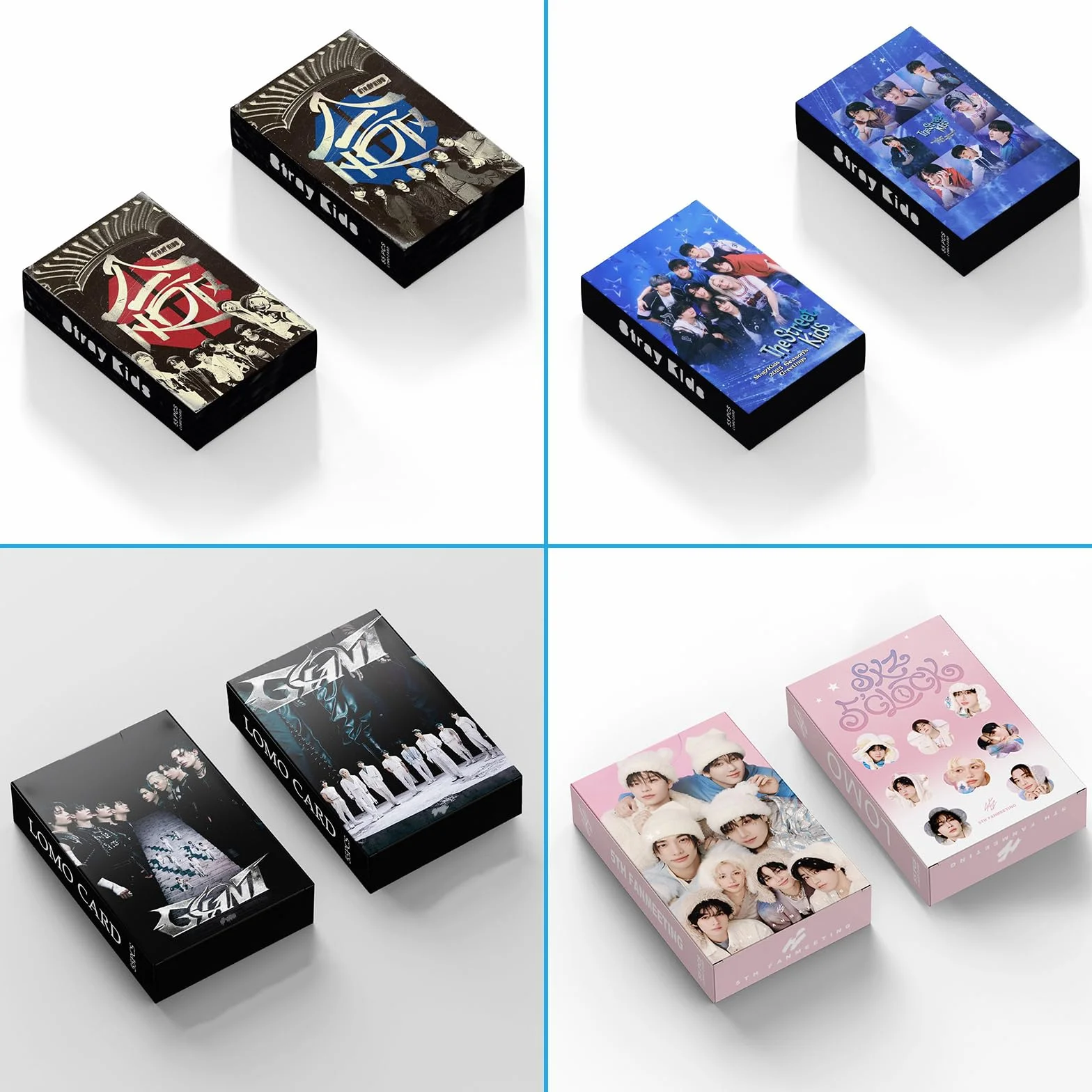 Strraykiid Photocard 4 Set 220 Pezzi Carte Lomo Card Kpop