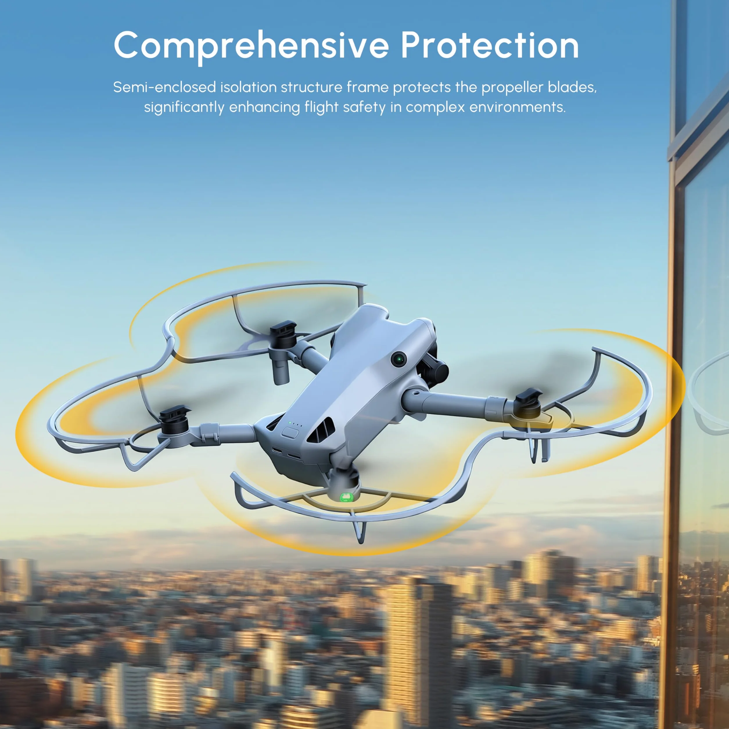 STARTRC protezione elica per DJI Mini 5 Pro, anti-collisione, chiusura rapida