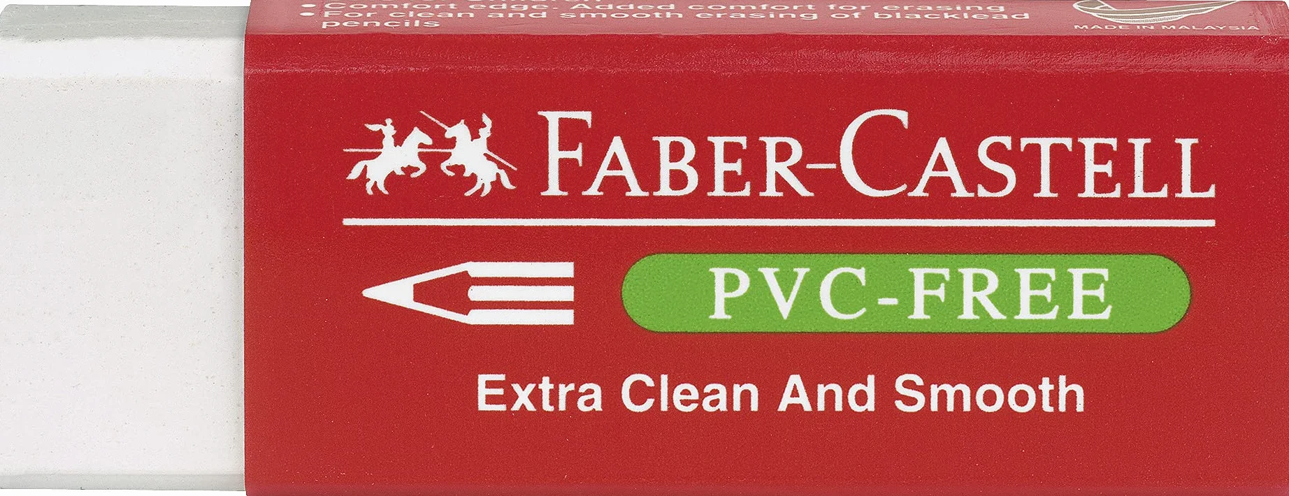 FABER-CASTELL Gomma senza PVC 7095-20, 6 gomme per matite