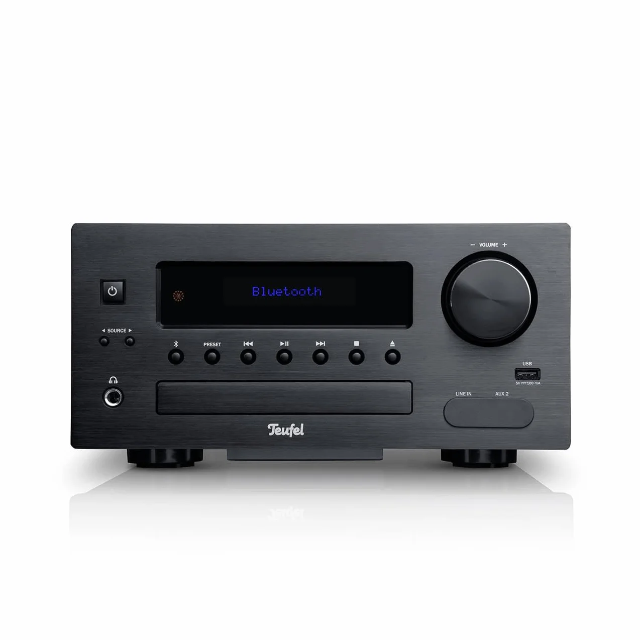 Teufel Ultima 20 KOMBO 2 Sistema HiFi Stereo Compatto con CD Bluetooth USB Radio Digitale DAB+ FM Streaming Bass Reflex Bianco