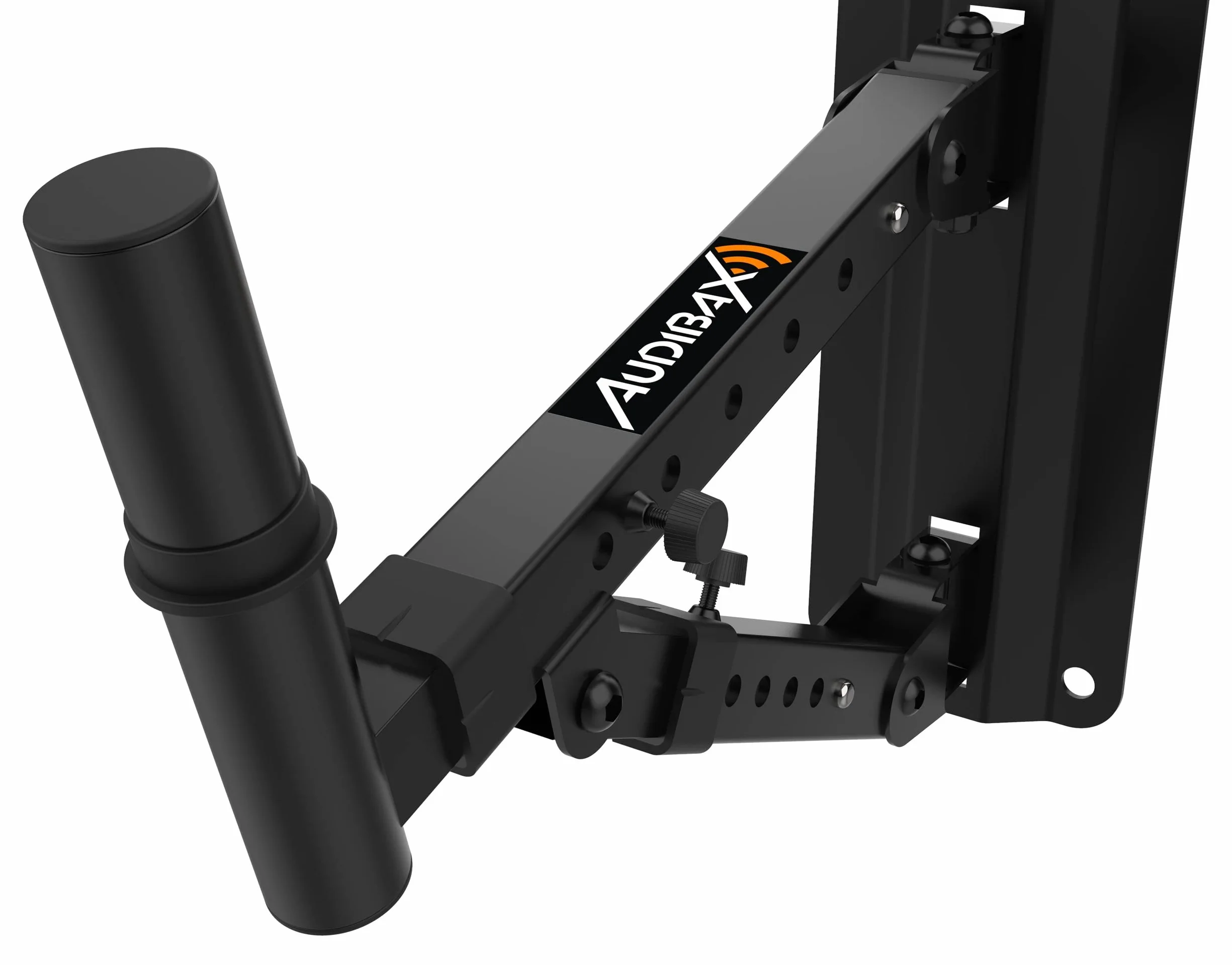 Audibax Neo 30 Supporto da Parete per Altoparlante Professionale Staffa Inclinabile Universale 35 mm 35 kg