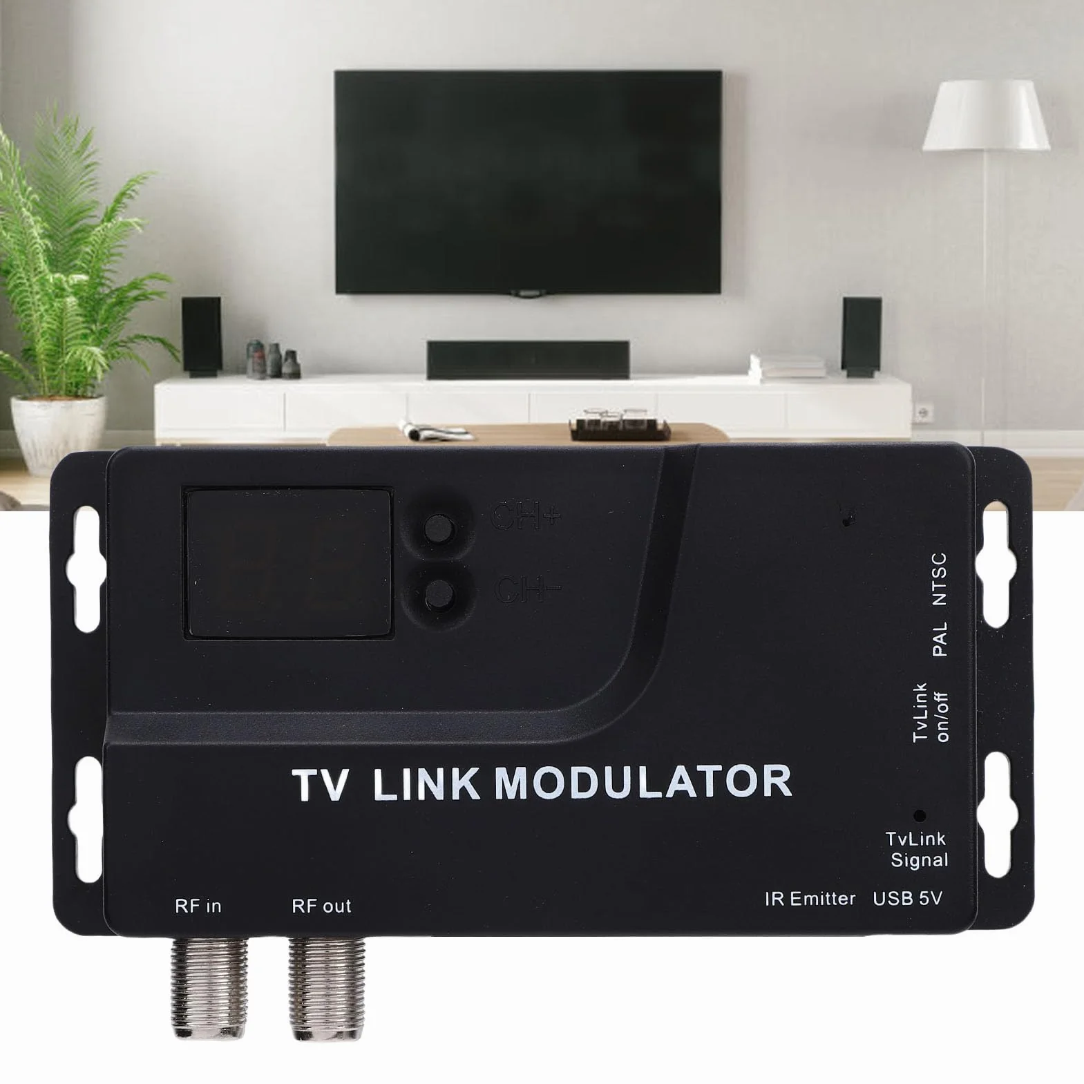 Modulatore RF Convertitore da HDMI a Coassiale 1080P per Vecchia Console di Gioco TV con Telecomando Extender IR