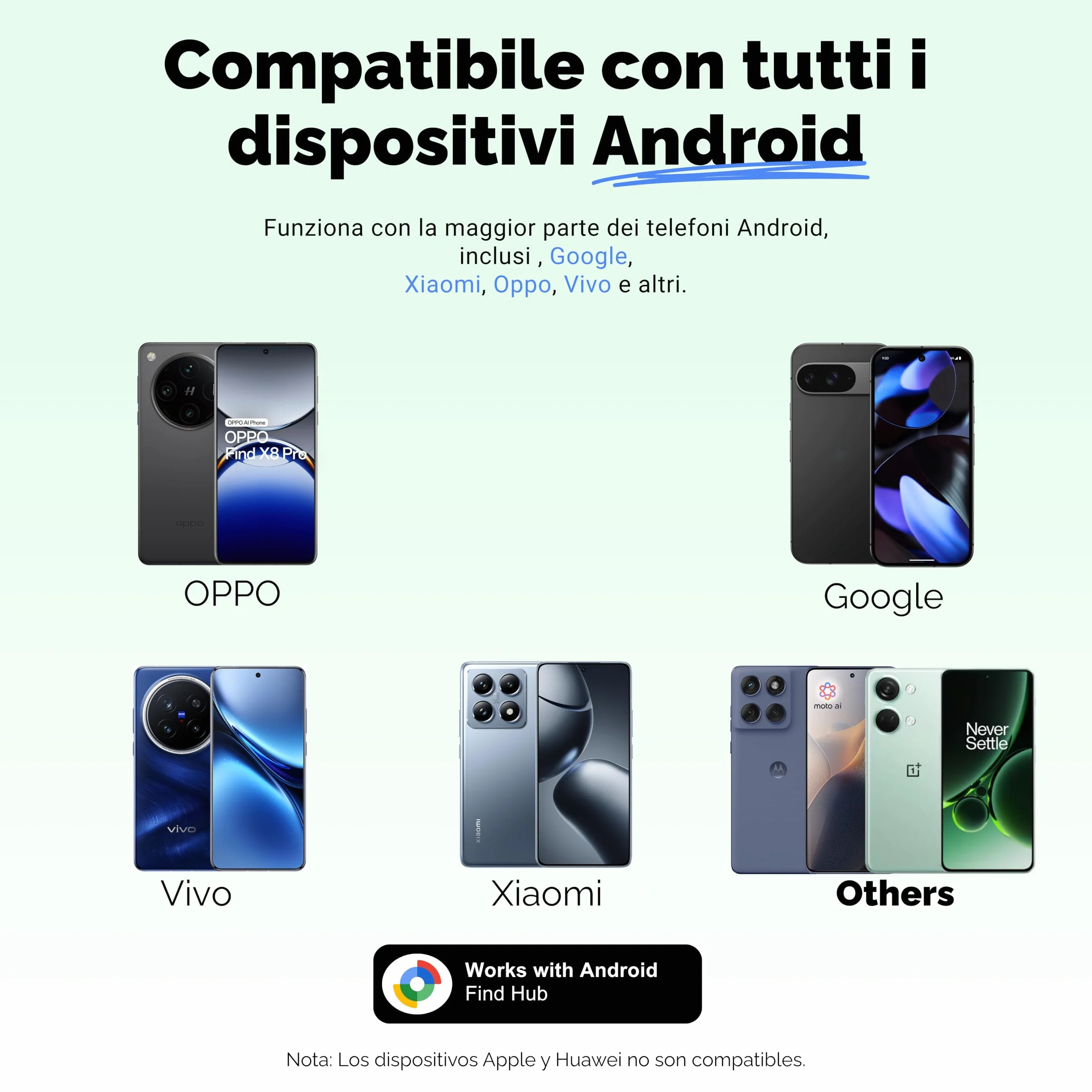 Lifemate Tag Android 4 Pack – Localizzatore GPS Bluetooth IP67 Impermeabile Trova Chiavi e Oggetti Smarriti