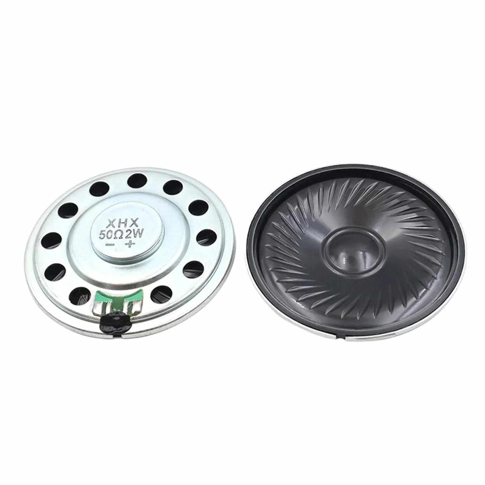 Altoparlante 50 mm 4/16/32/50 Ohm 1W 2W tromba ultrasottile rotondo per audio fai da te elettronico
