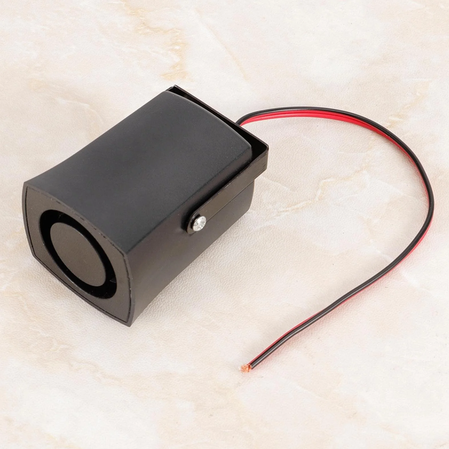 Uniwersalny alarm cofania 12V 115dB brzęczyk samochodowy czarny