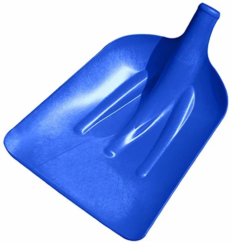 Ausonia - Pala da neve in fibra di vetro SENZA MANICO gr 730 Cm 38x48