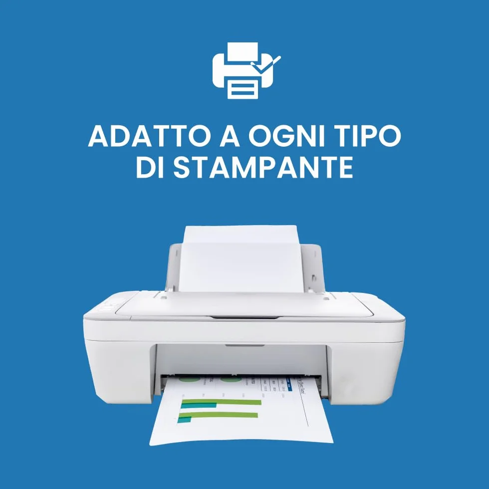 IMBALLAGGI 2000 Carta A4 per Stampante 5 Risme 500 Fogli Pack 5x500