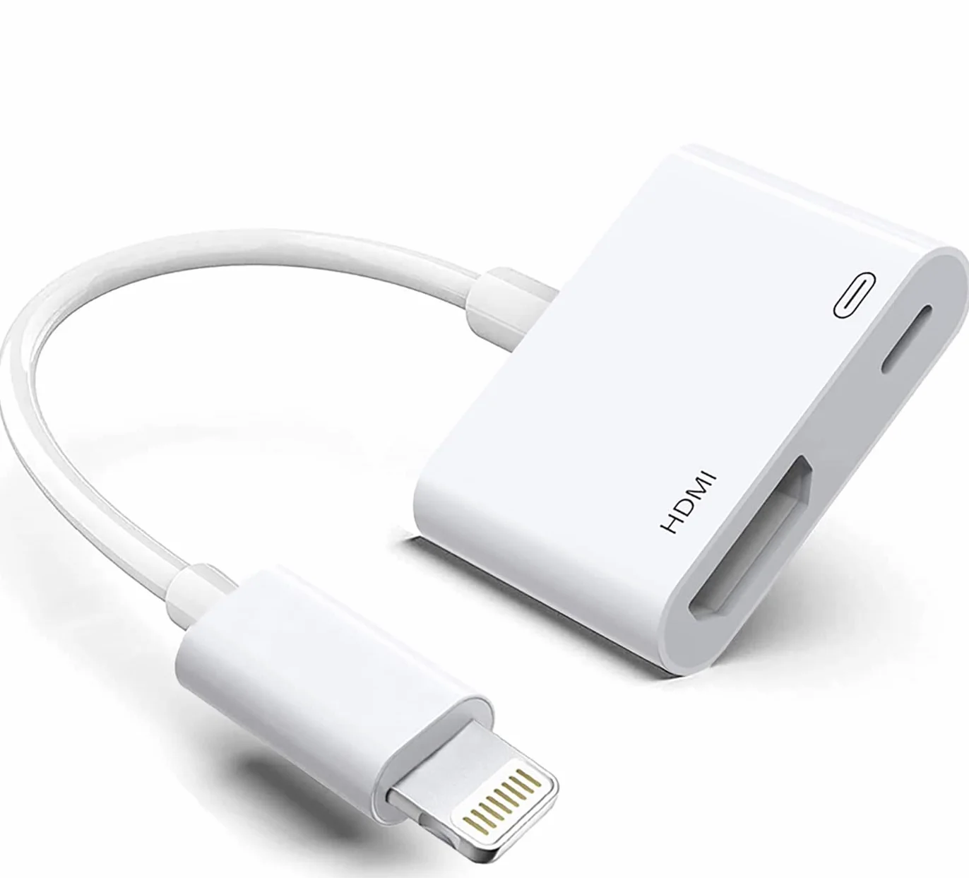 Apple Adattatore da Lightning a HDMI, Convertitore Audio Video Digitale AV MFi 1080P per iPhone iPad iPod a TV