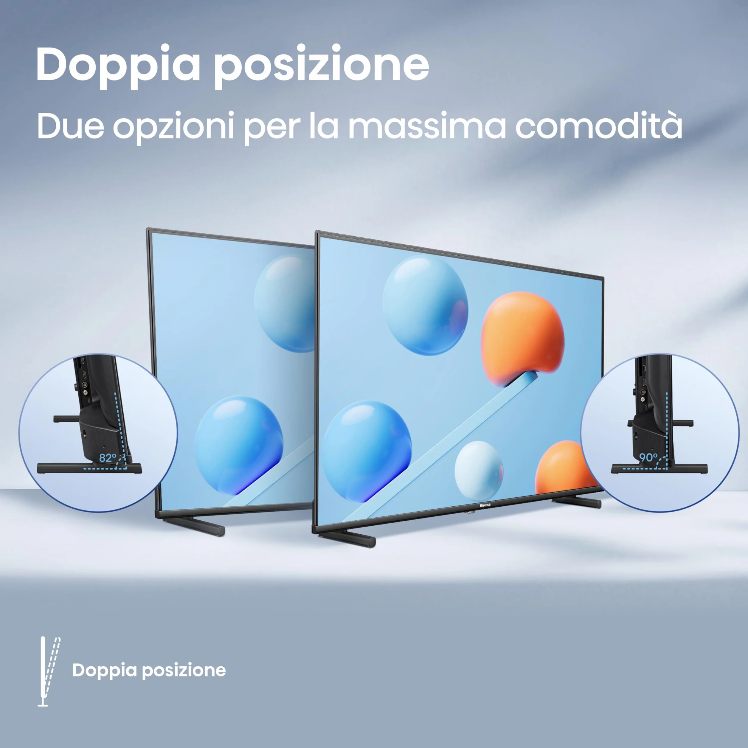 Hisense 40E53QT 40" QLED Full HD Smart TV VIDAA U8 HDR10 Dolby Atmos Game Mode DVB-T2/S2 HEVC 10