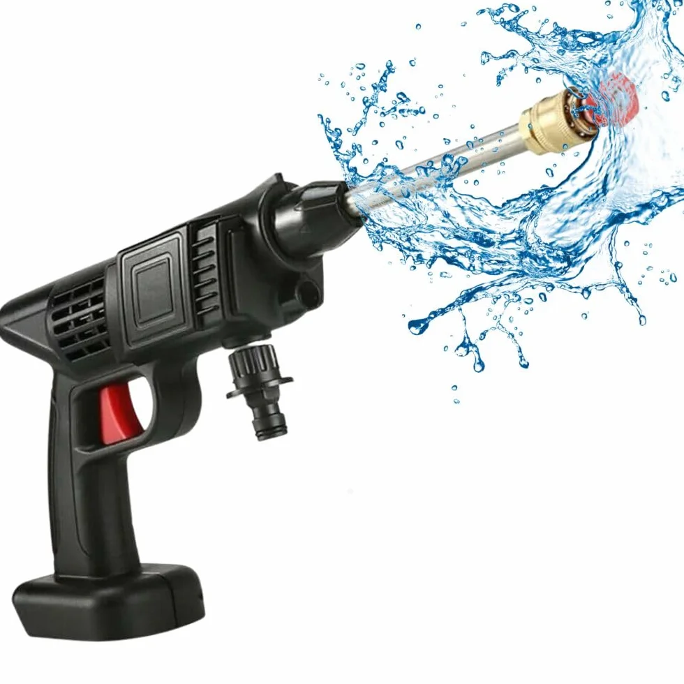 Idropulitrice Portatile a Doppia Batteria 48V Max | 90 Bar di Pressione con Ugello Multispruzzo 6 in 1