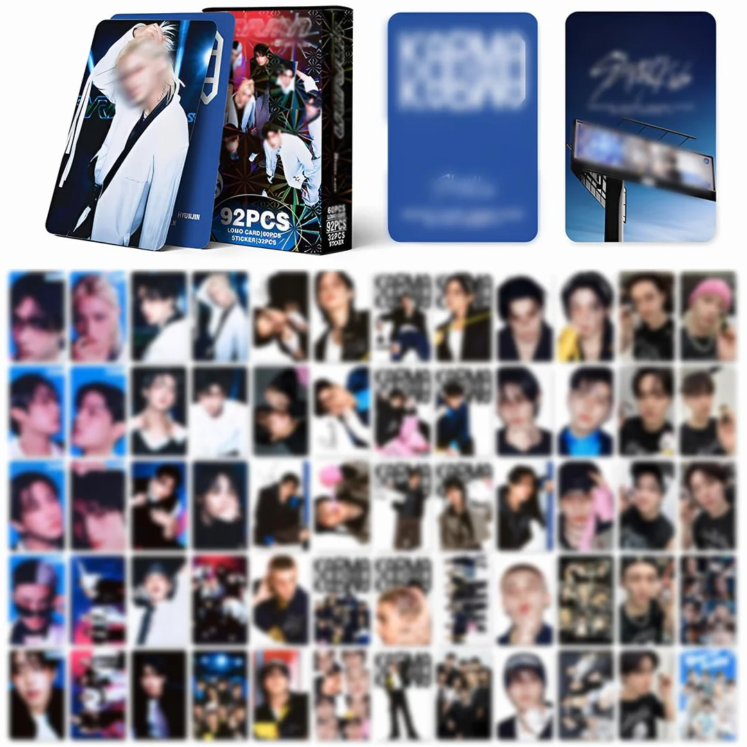 92 Pezzi KP0P Stray SKZOO Kids Photocards Lomo Carte Album per Fan