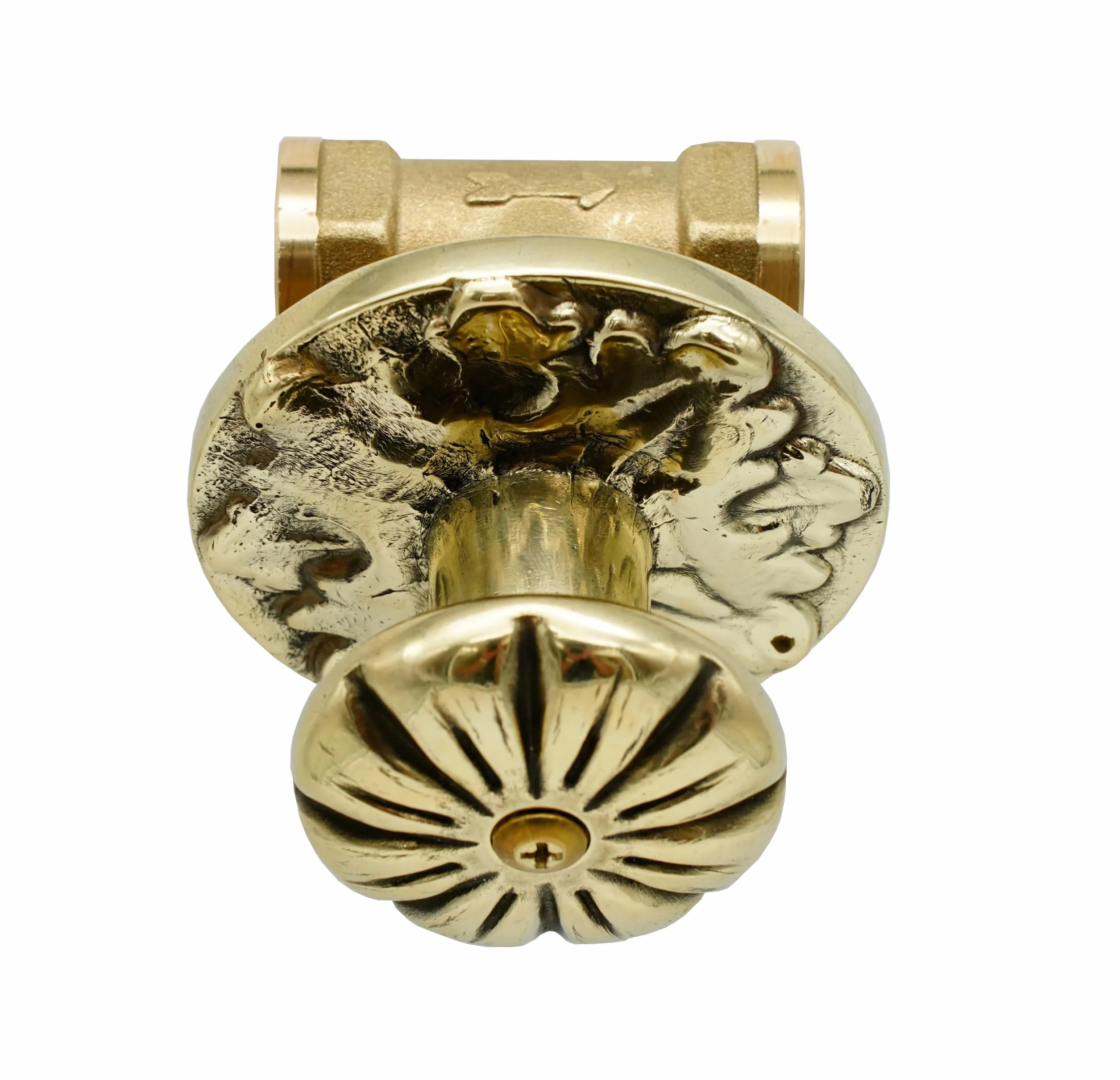 L'ARTISTICA F.LLI PERINCIOLI | Rubinetto da Incasso a Vitone Attacco FF 1/2" M, Rubinetto in Ottone per Fontane a Colonna o Muro, 51x48mm