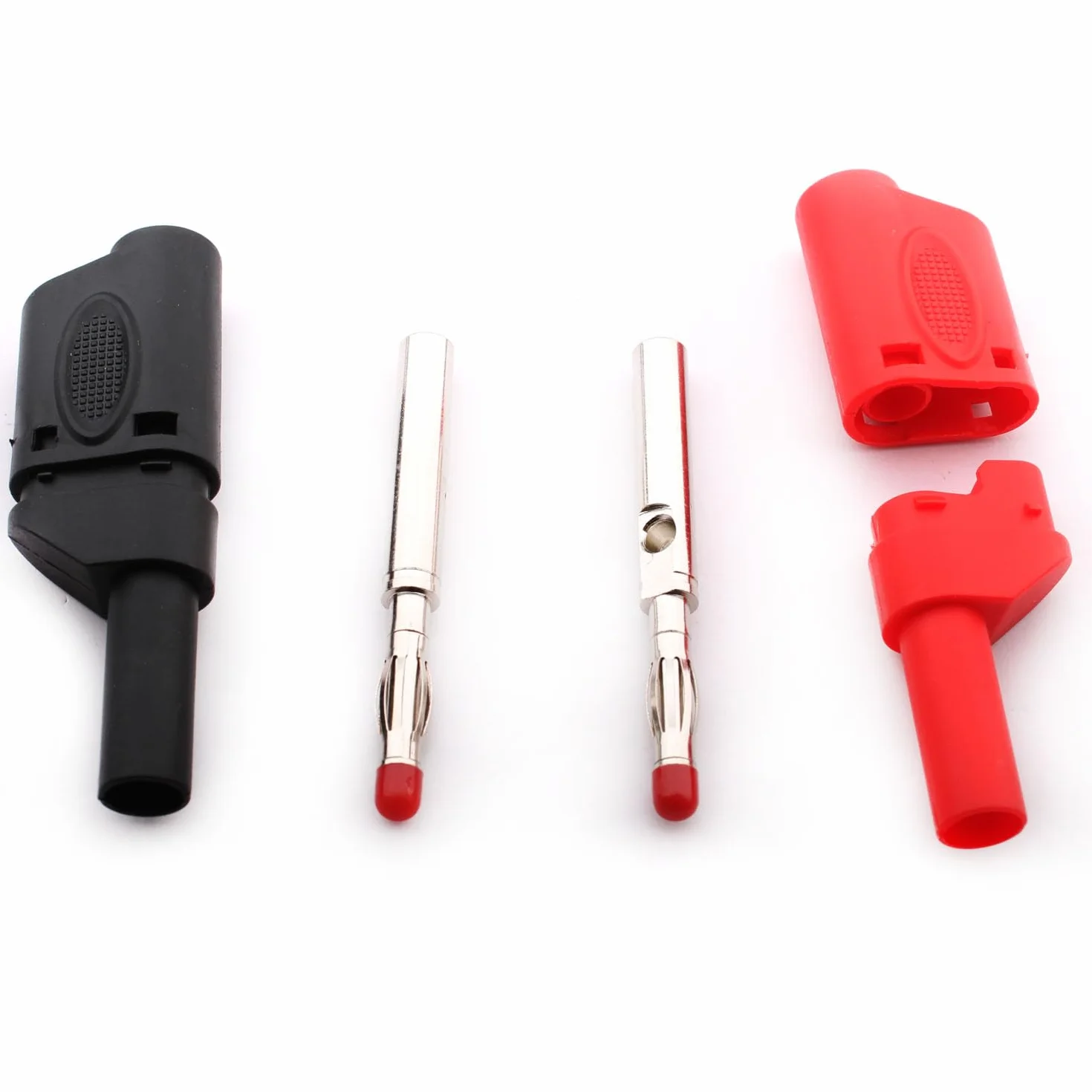 RUNCCI-YUN 10 Pz Spina a banana da 4 mm isolate per multimetri nero blu rosso verde giallo