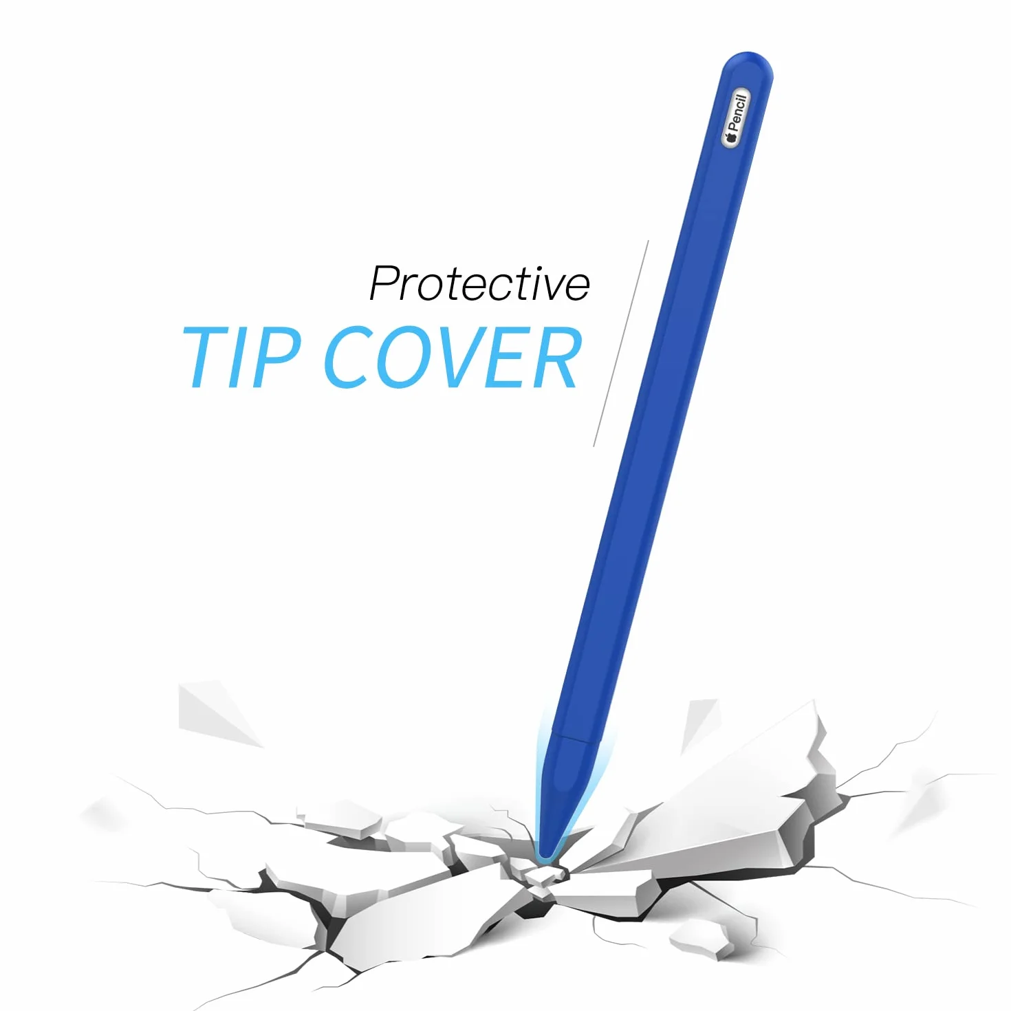 Apple Pencil PRO MoKo Cover Protettiva Custodia Penna PC Silicone Indaco
