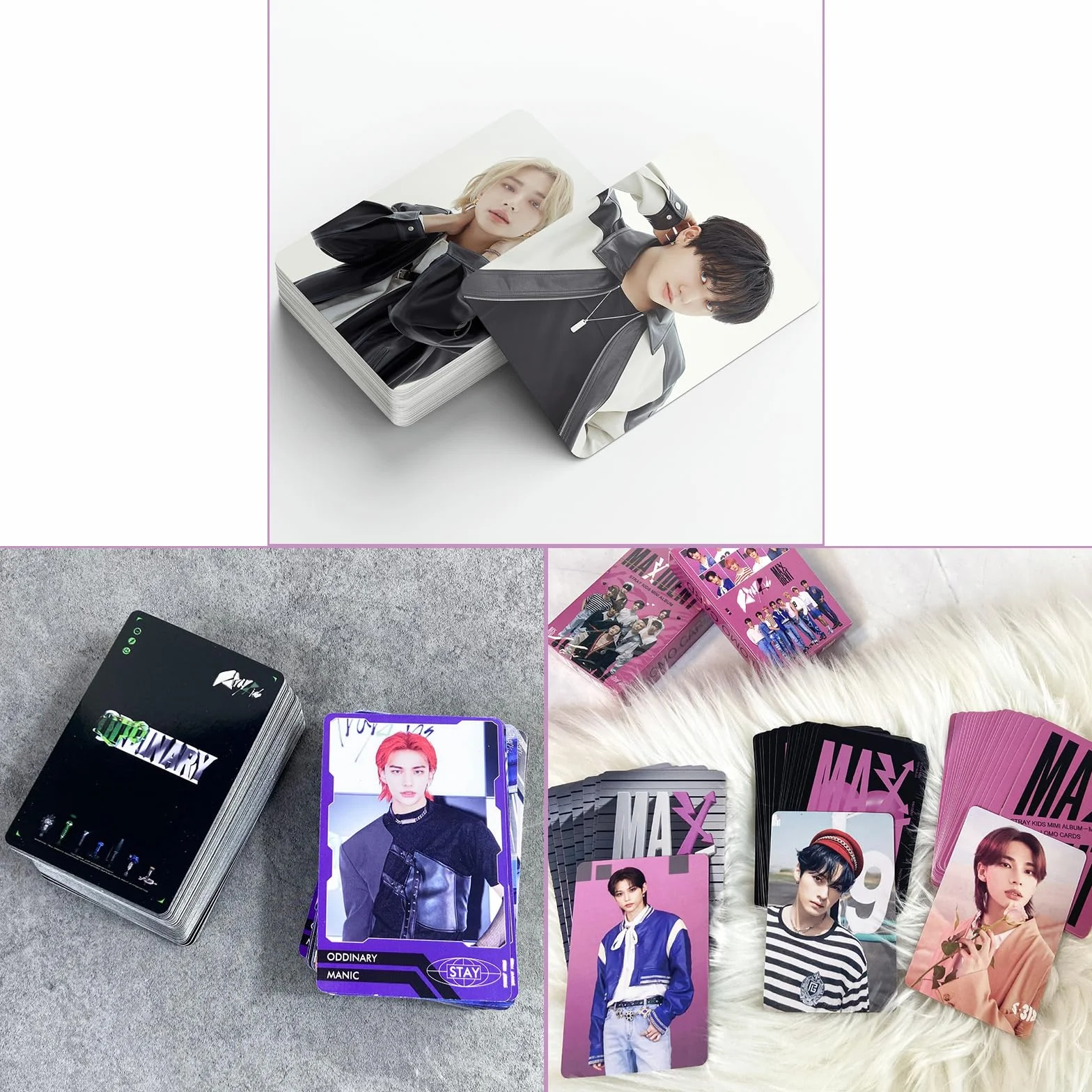 Stray Kids Photocard 165 Pezzi Lomo Carte Skkz Card Kpop Fotocard per Fan