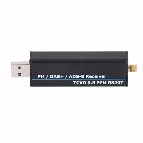 Odbiornik SDR RTL2832U R820T2 100 KHz-1766 MHz TCXO 0,5 PPM Aluminium USB