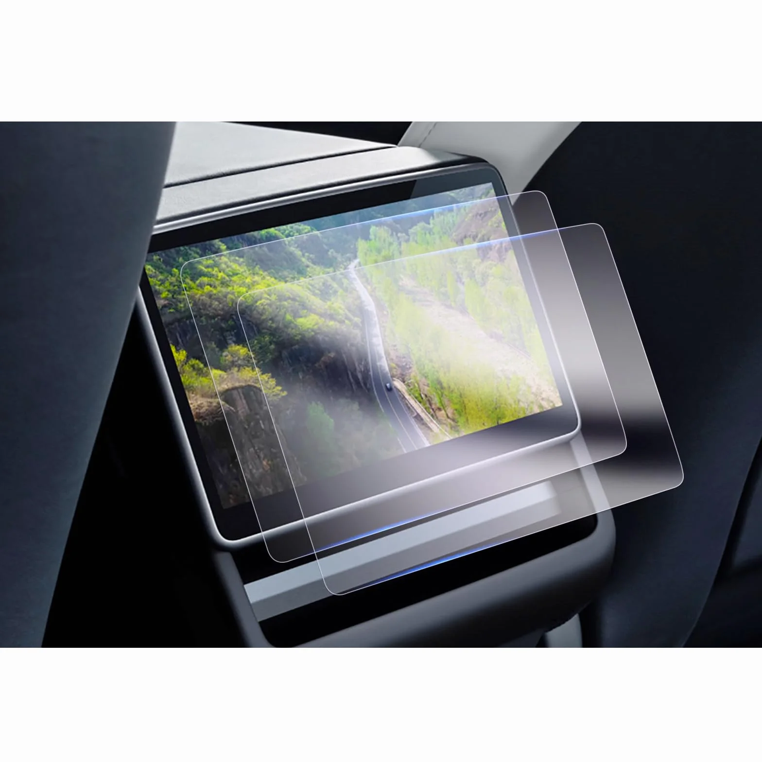 Pellicola Protettiva Posteriore Touchscreen 8" per Tesla Model 3 2024 2025 Highland, Antiurto 6H Anti-Graffio