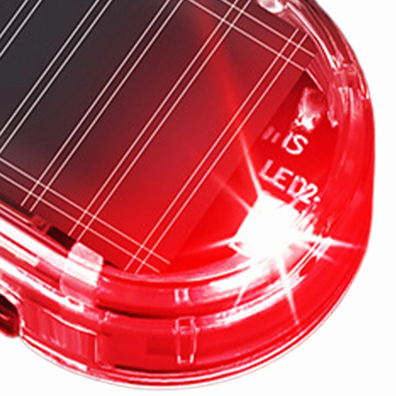 Luce lampeggiante di allarme auto ricaricabile solare LED antifurto per autovetture
