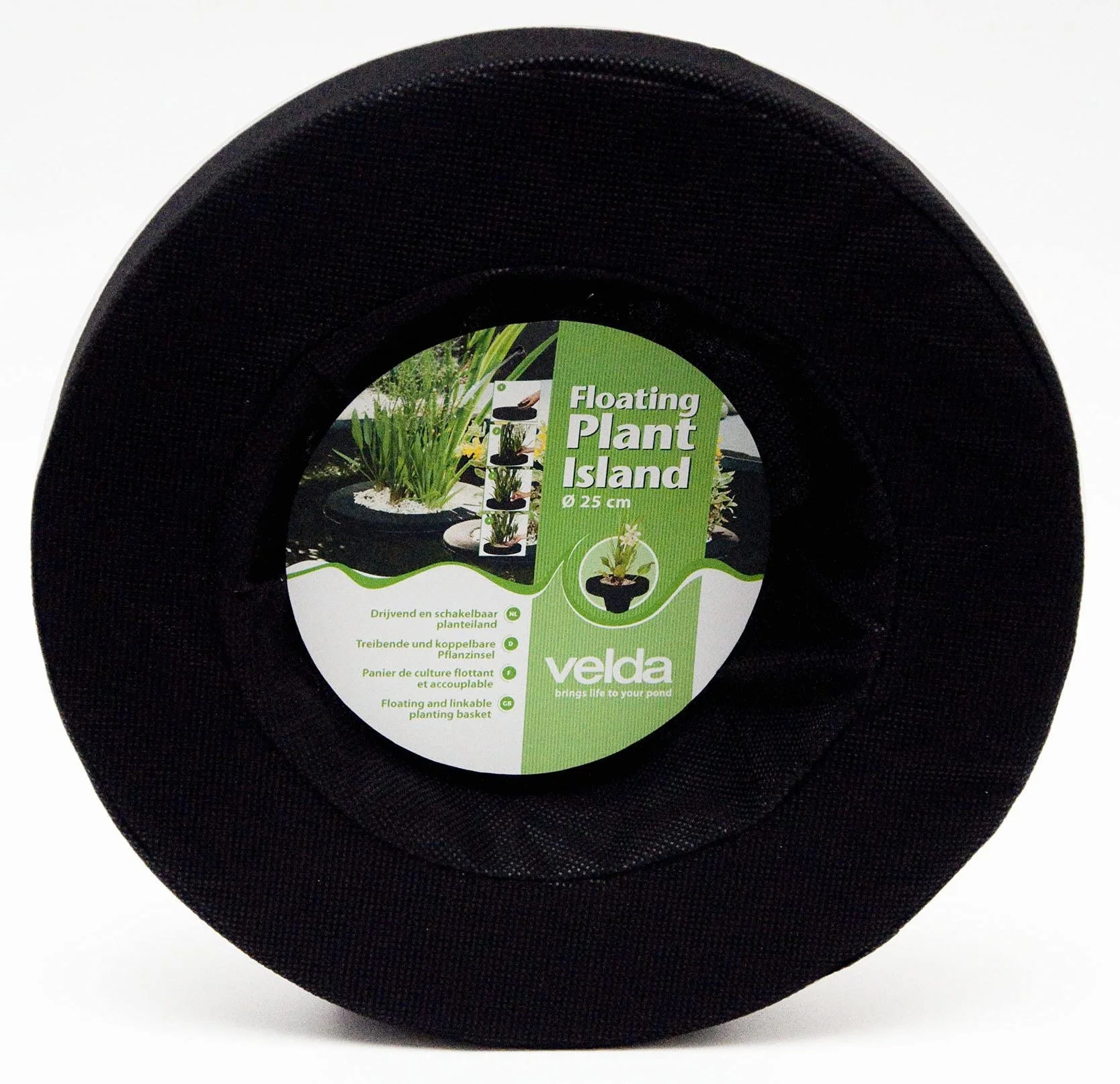 velda 127572 Isola per piantare Il laghetto, Diametro 25 cm, Rotonda, Galleggiante