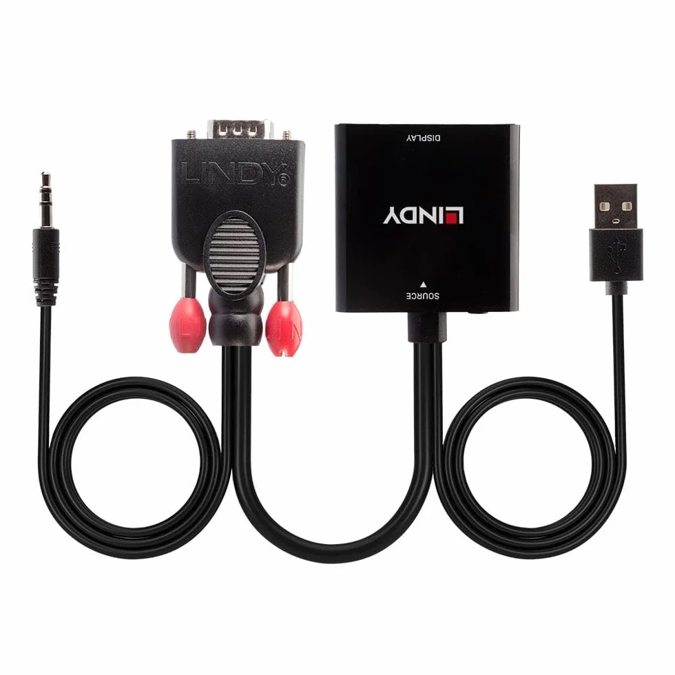 LINDY VGA Audio HDMI Converter 38284