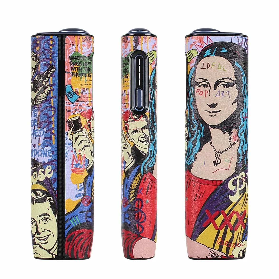 Custodia iLUMA i ONE (M0033) Graffiti Pelle PU Silicone Antiurto Antigraffio
