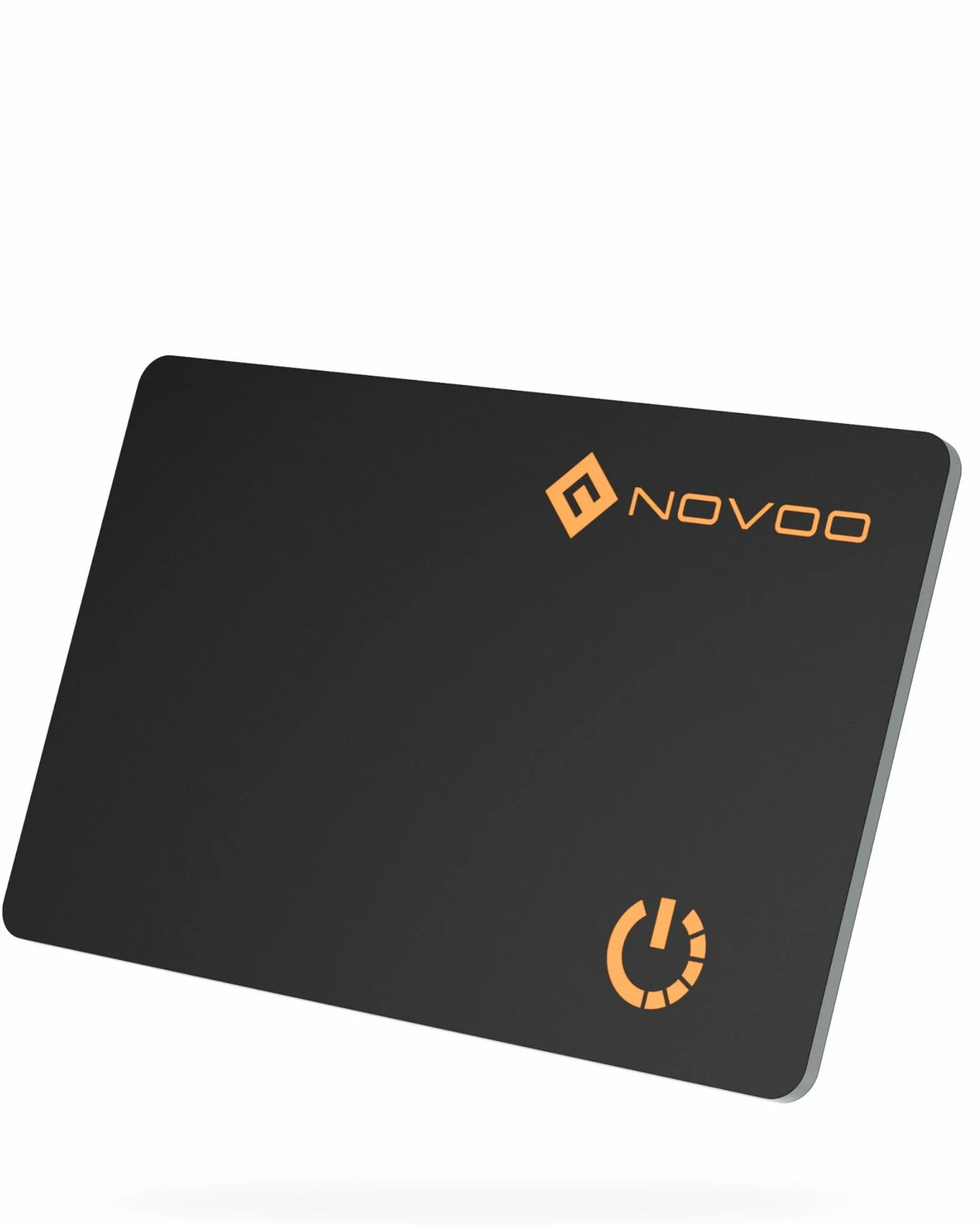NOVOO Air Tag Card Wallet Tracker, 1.6 mm Slim Smart Card, IP68 Impermeabile, Bluetooth Localizzatore per Portafogli, Nero