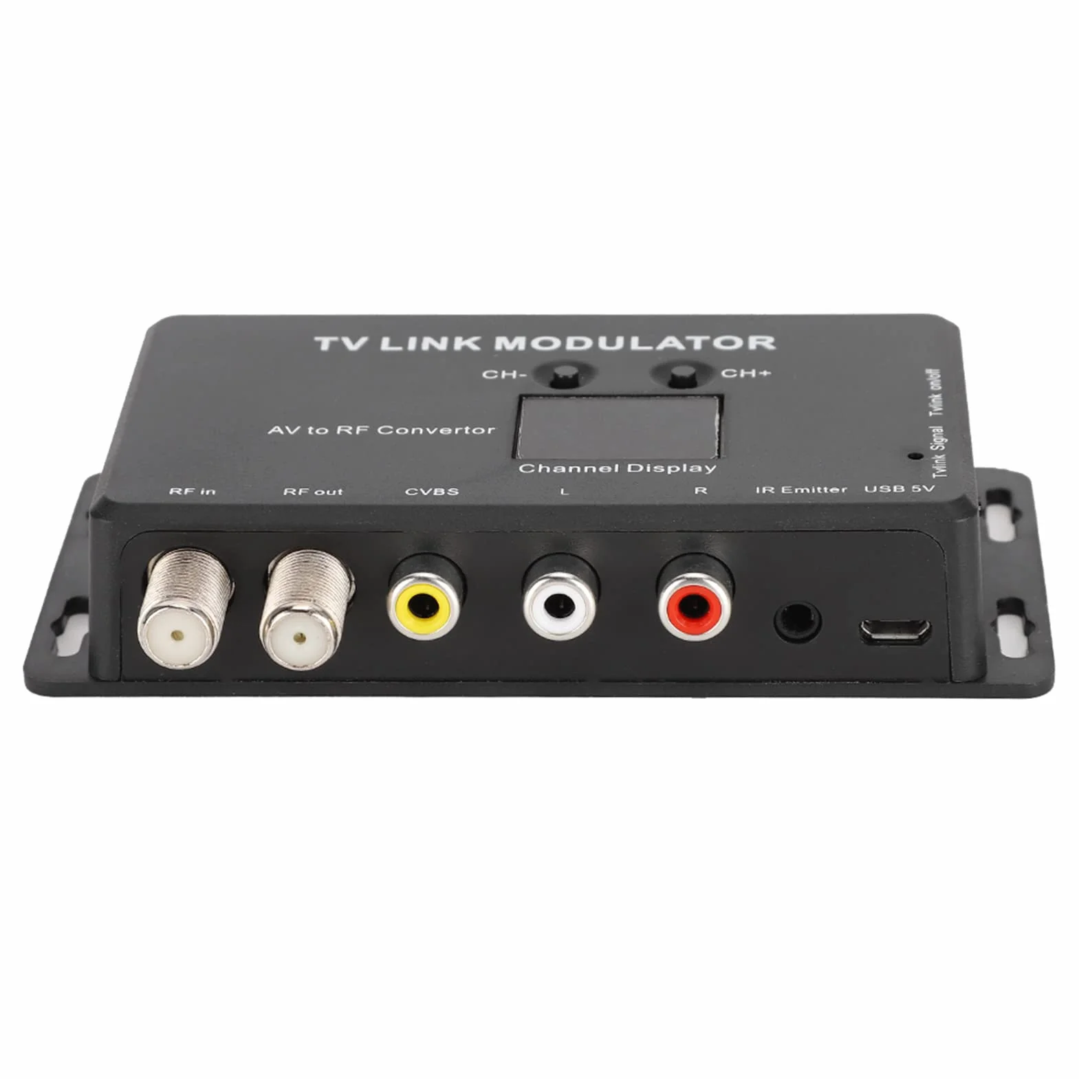 Modulatore UHF TV Link TM70, Convertitore Universale AV a RF con Display Canale, PAL/NTSC