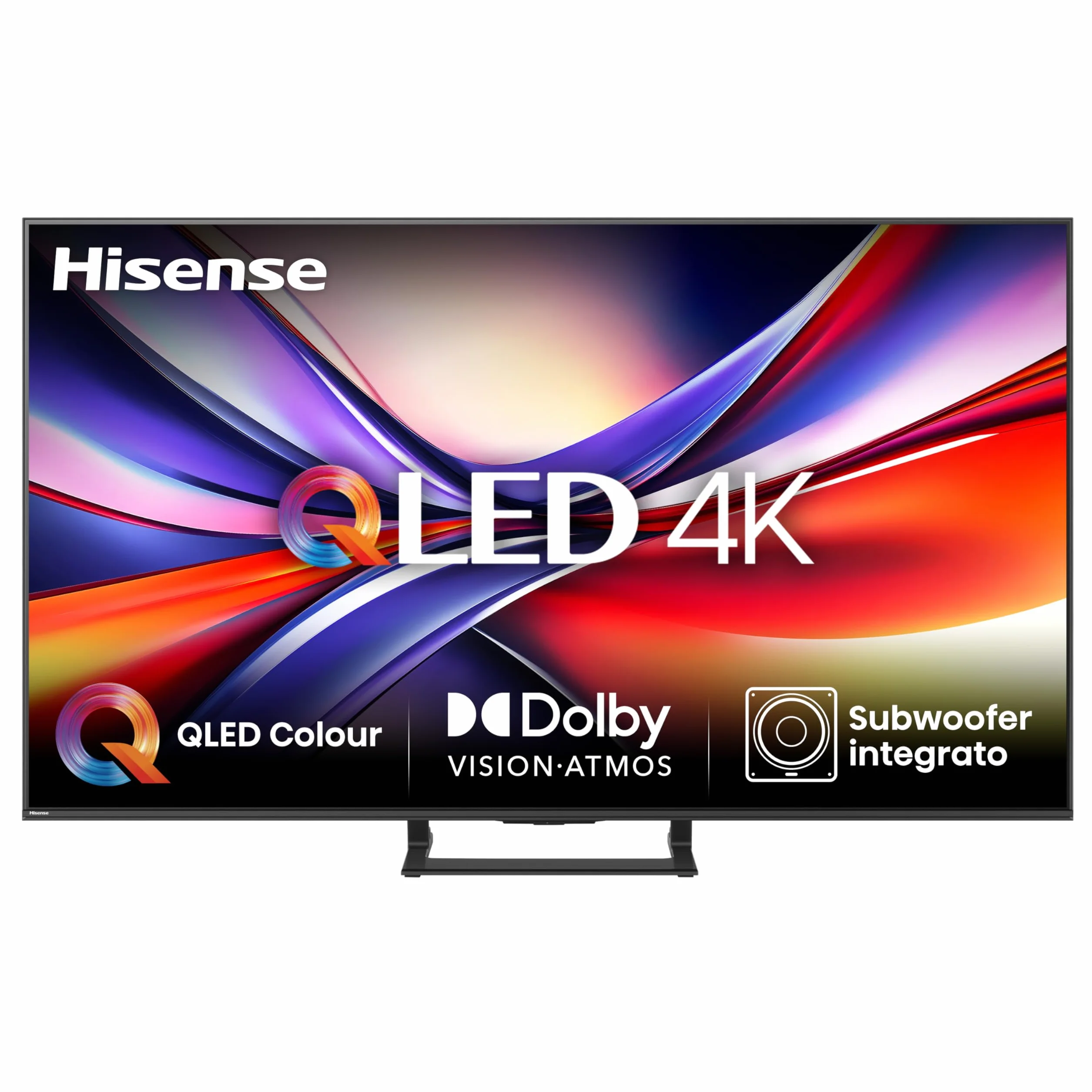 Hisense TV 50" QLED 4K 50A72Q Smart VIDAA U8 Dolby Vision HDR 10+ Game Mode Plus Dolby Atmos Alexa