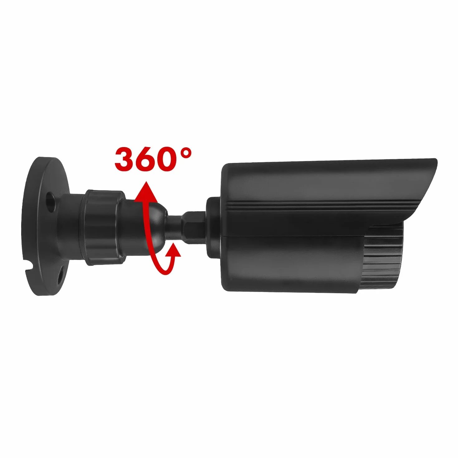 Maclean IR1800 Telecamera finta lampeggiante LED IP44 Staffa regolabile esterni interni Nero