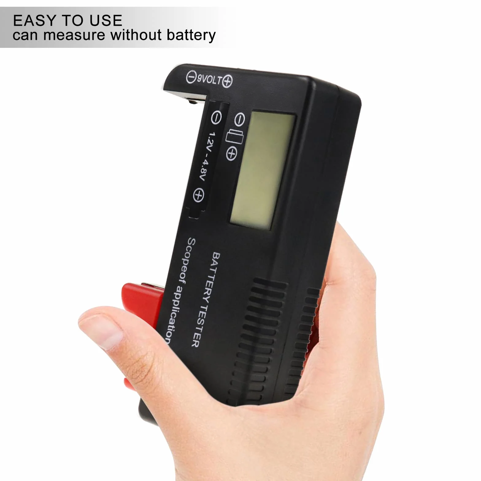 Digitale Batteria Tester Universale per AA/AAA/C/D/9V/1.5V Batterie a Bottone