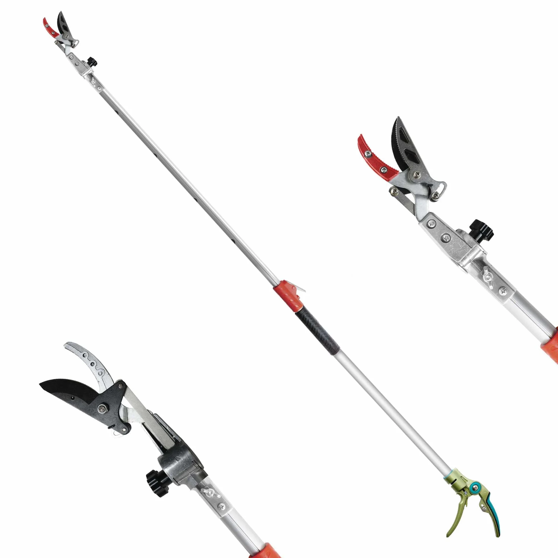 FLORA GUARD Forbici telescopiche 110-166 cm, raccoglifrutta con testa a lama girevole, alluminio