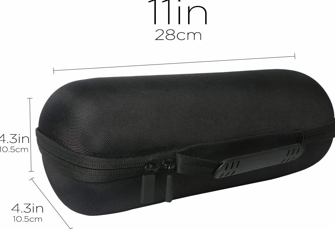 co2CREA Custodia Dura Viaggio per JBL Charge 4 / JBL Charge 5 Speaker Bluetooth Portatile (Nero)