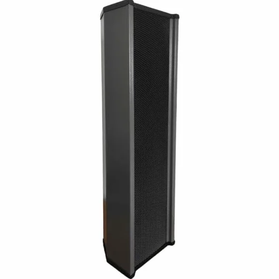 PA 100V 20W Diffusore a colonna da parete Nero 61x16x13cm