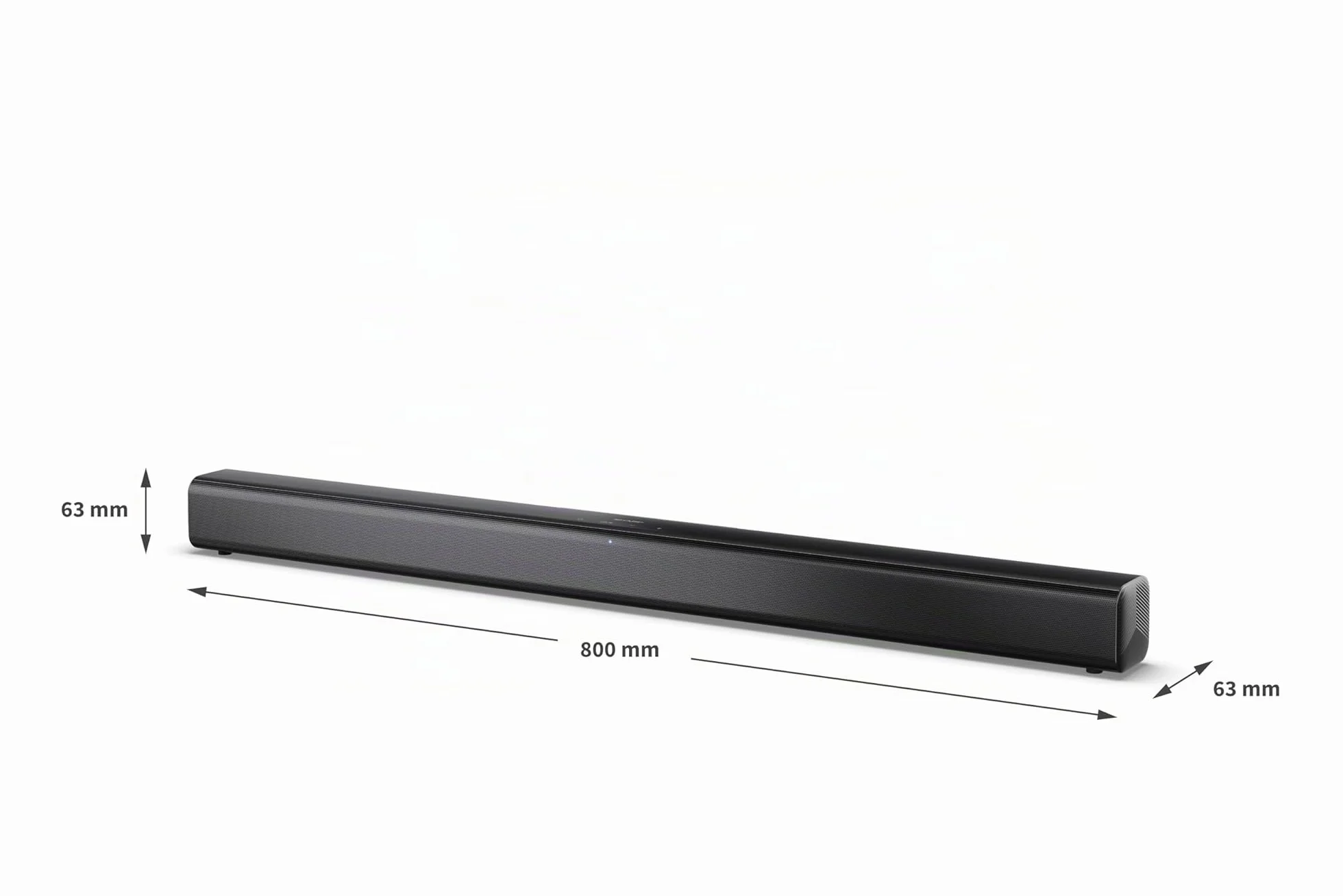 Sharp HT-SB145 Soundbar 150W Bluetooth 5.3 HDMI ARC Roku TV Ready Nera