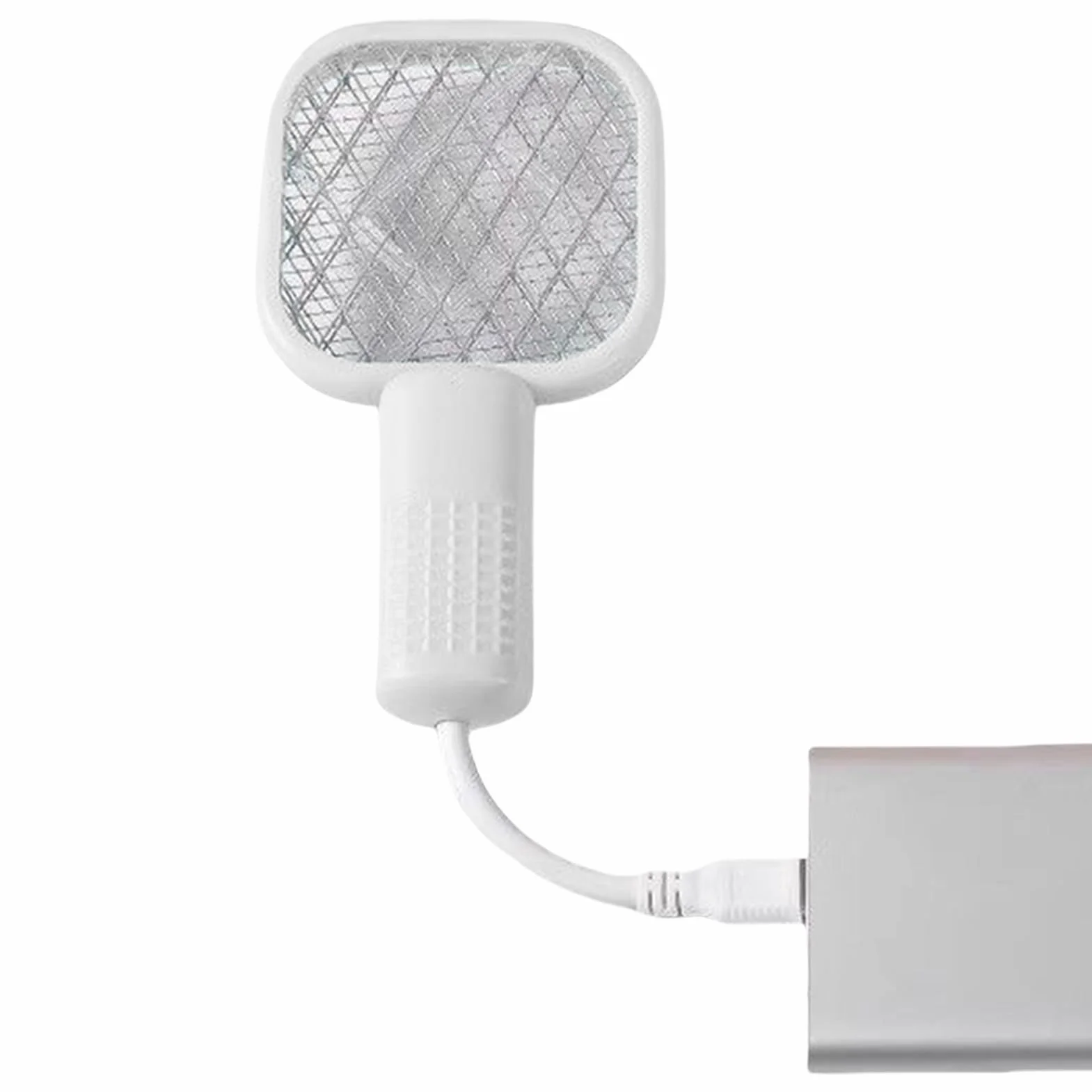 Fly Swatter Electric, Electric Swatter | Racket Zapper a mosca portatile - Trappola a maglie di sicurezza a 5 strati con luce a LED attrattiva, catcher lampada per il campeggio del patio nel cortile