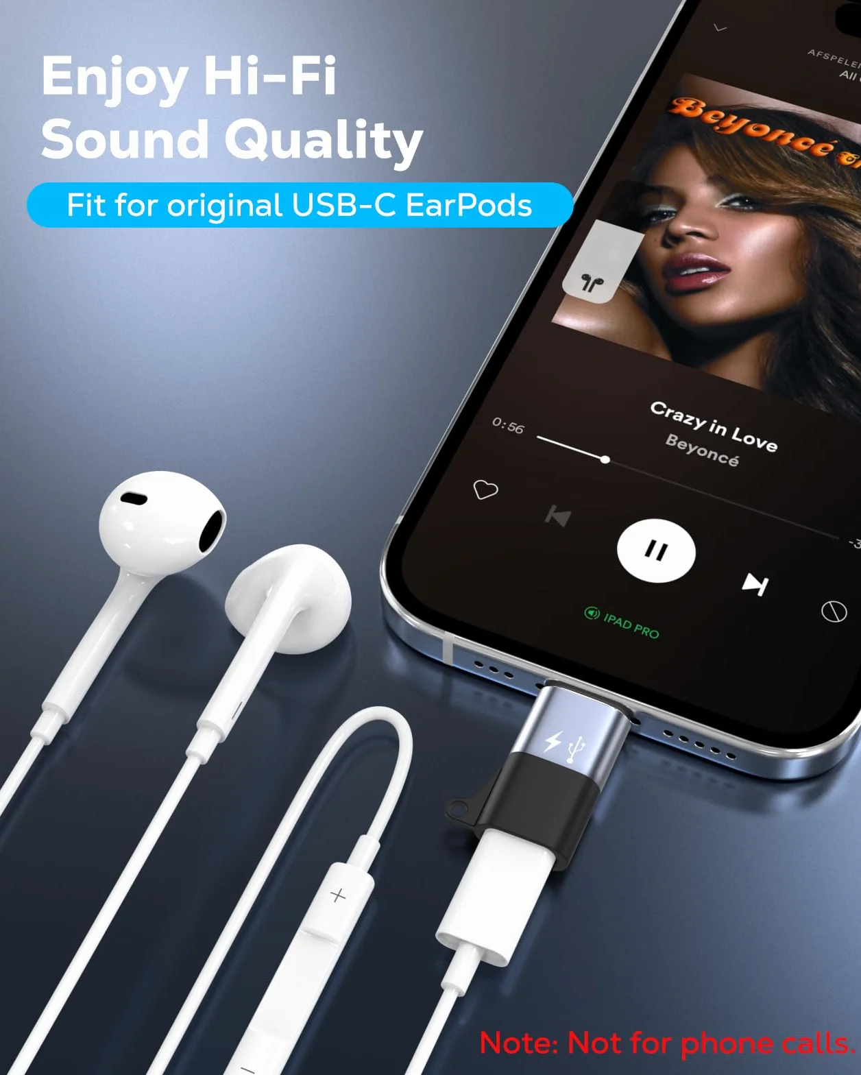 MoKo Adattatore USB C a Lightning per DJI Mic Mini, Apple Earpods/iPhone 14/13/12/11, Ricarica - 1 Pezzo
