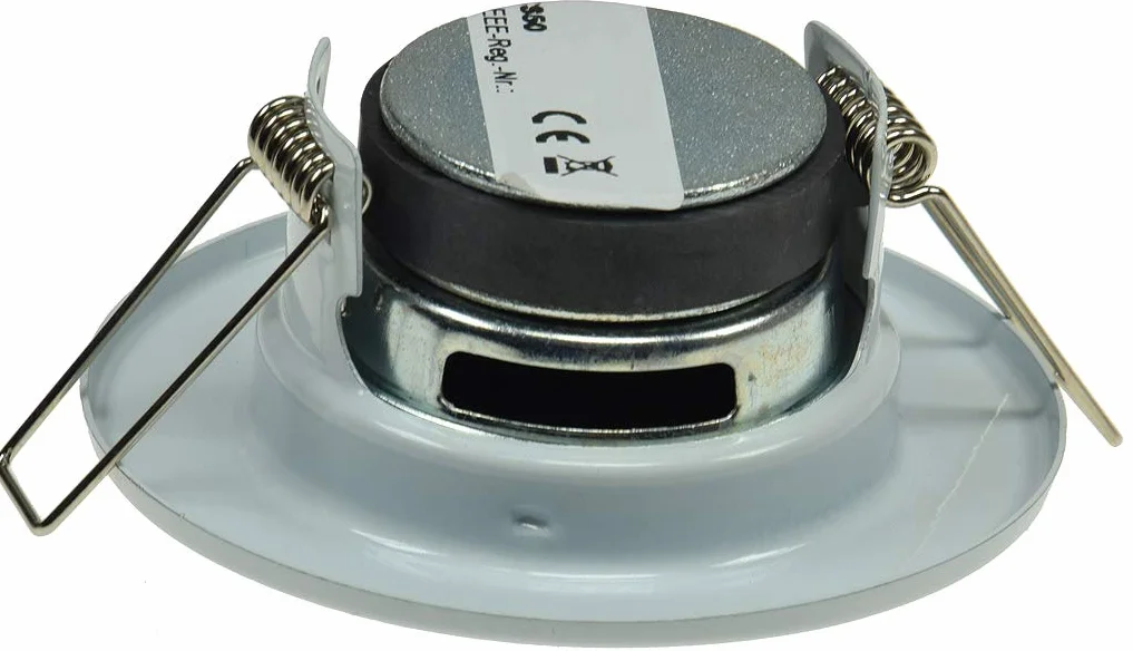 Mini Built-in Ceiling Speaker Halogen Look Ø 8 cm Bianco