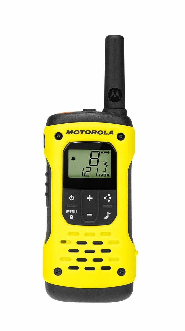 MOTOROLA Solutions TALKABOUT T92 Walkie Talkie PMR446 IP67 Nero/Giallo