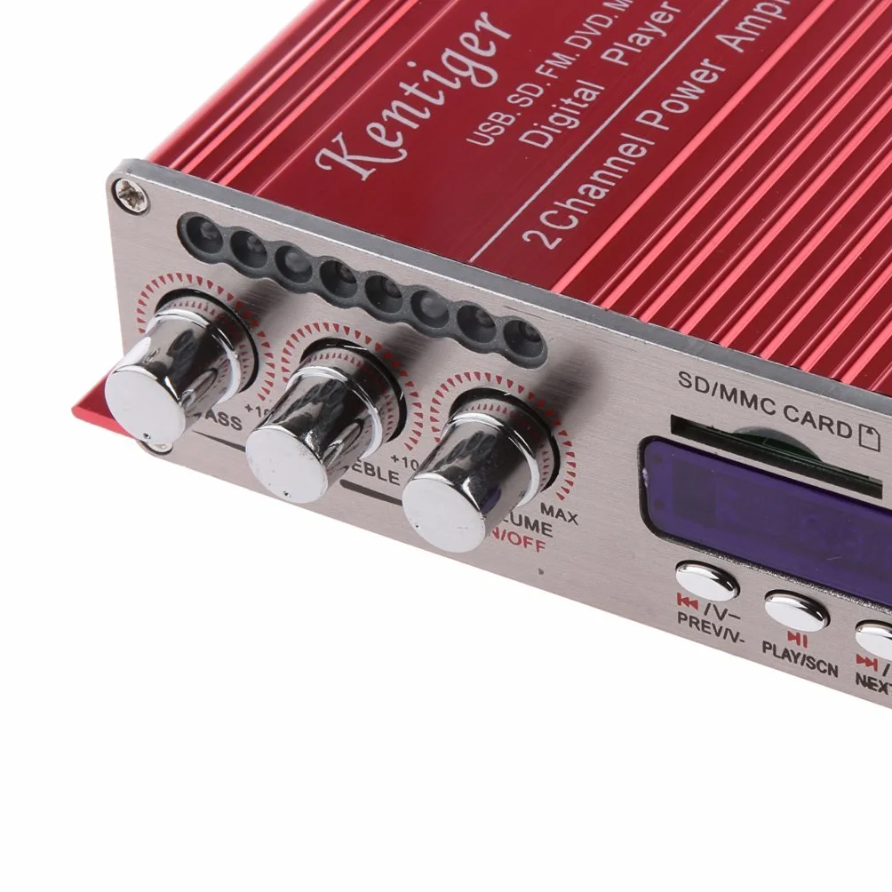12V Hi-Fi Bluetooth stereo amplificatore audio digitale USB SD FM