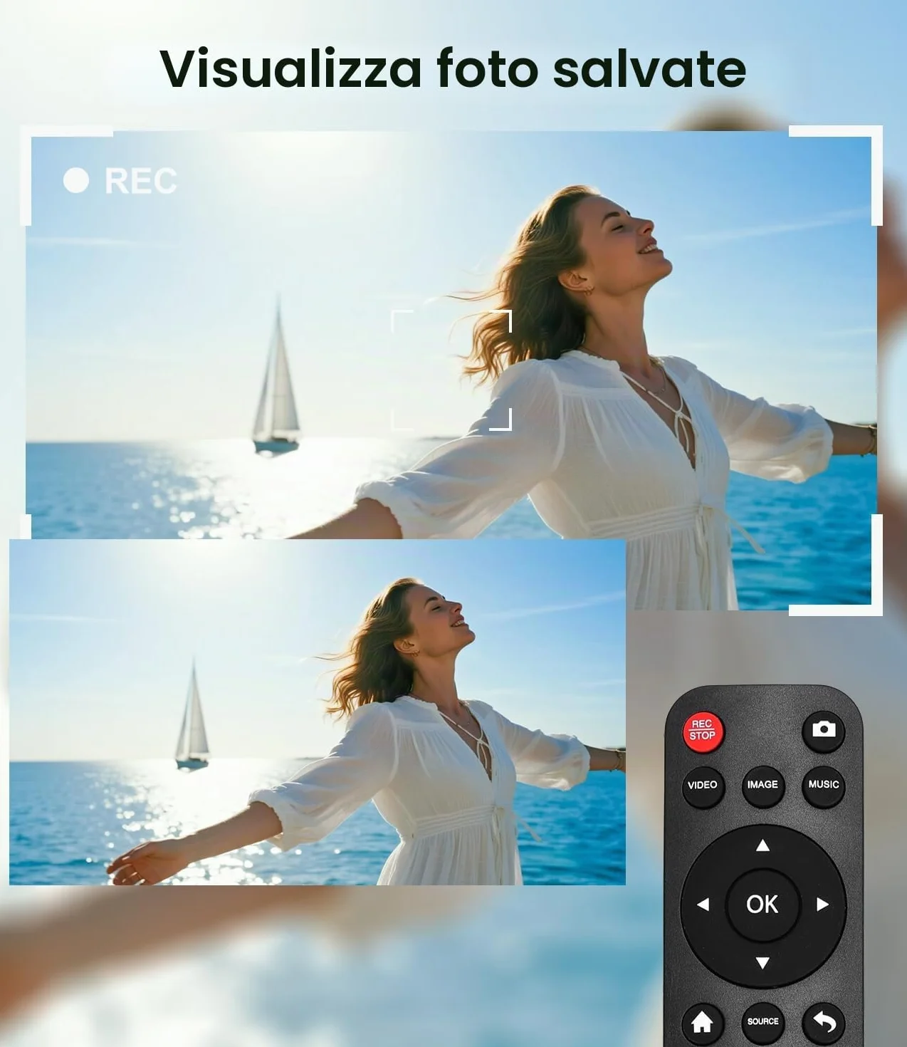 King Ma Digitalizzatore video 3" 1080P 30FPS VHS RCA VCR DVD Hi8 videocamere giochi TF SD USB