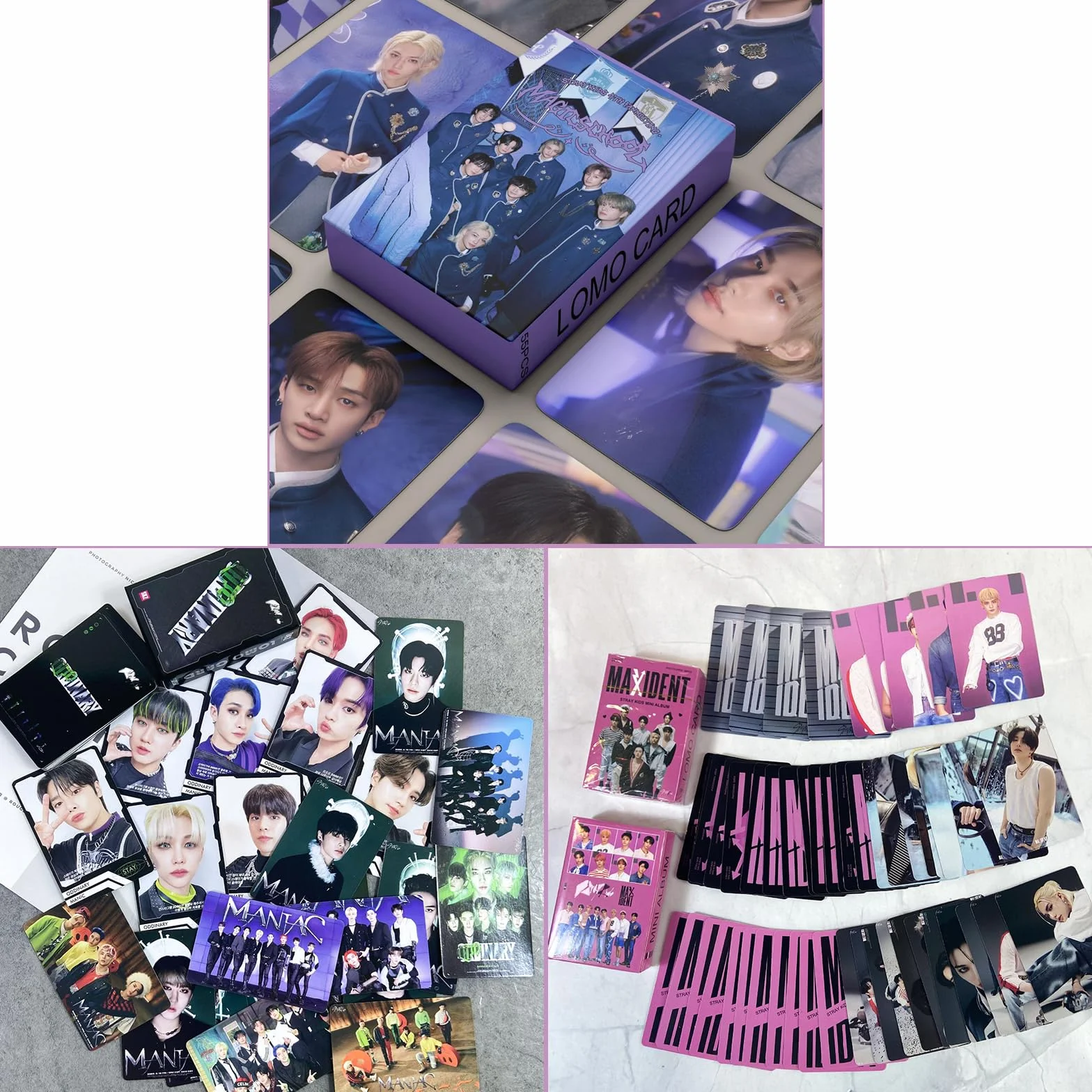 Stray Kids Photocard 165 Pezzi Lomo Carte Skkz Card Kpop Fotocard per Fan