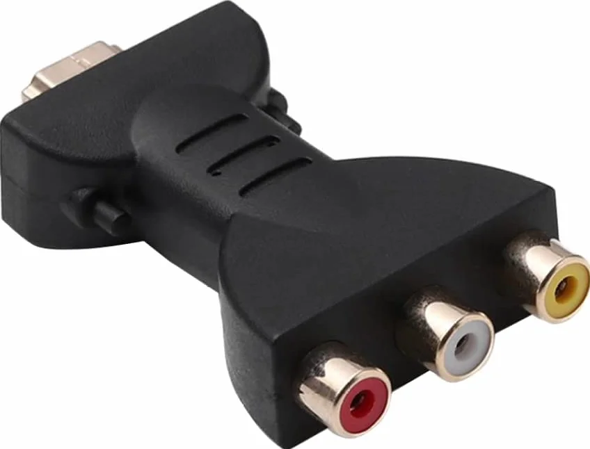 Adattatore HDMI a 3 RCA Rosso Bianco Giallo Convertitore HDMI a AV Audio Video