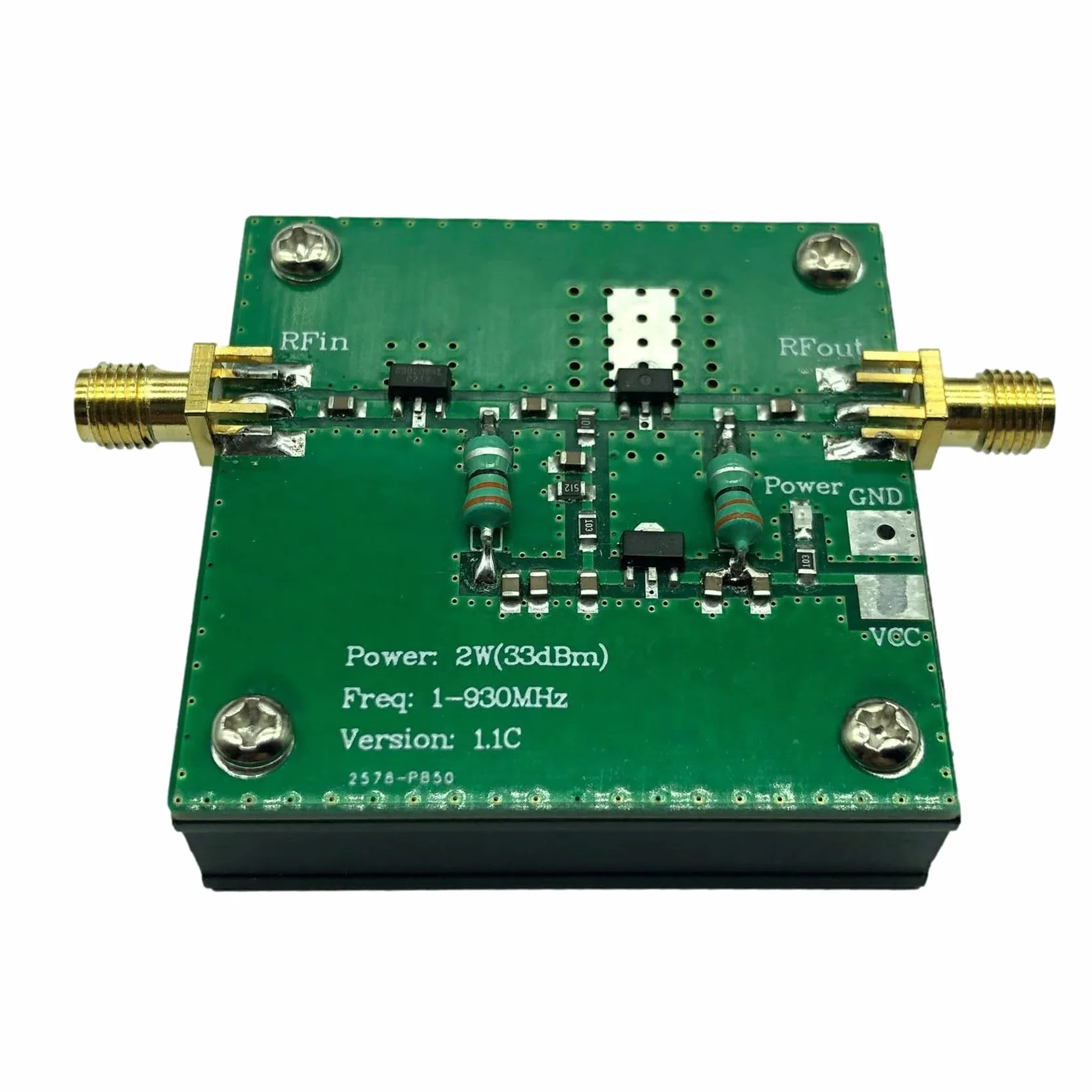 Modulo Amplificatore di Potenza 2W FM HF 1-930MHz Banda Larga