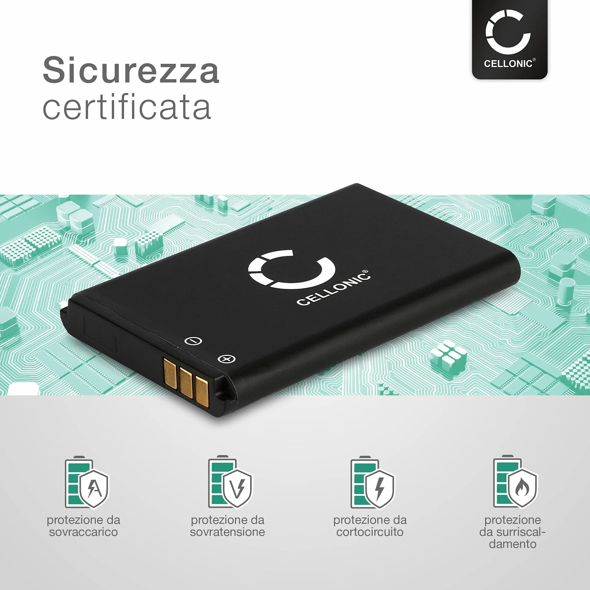 CELLONIC Batteria Compatibile Nokia 2600 1110 1110i 1100 1020mAh 3.7V