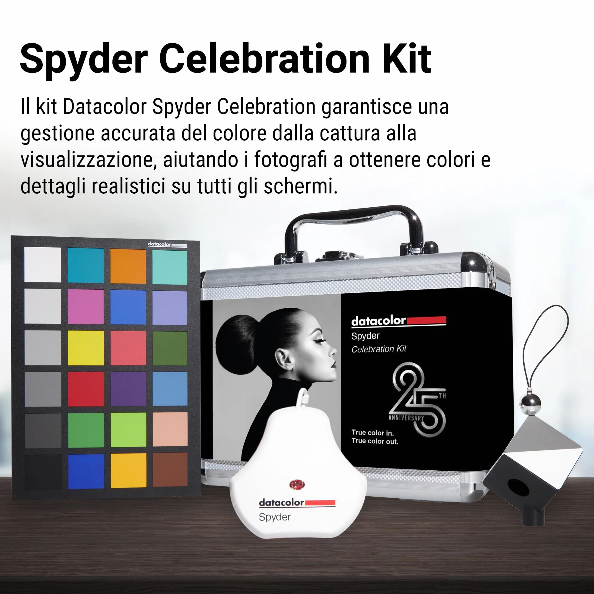 Datacolor Spyder Celebration Kit Spyder Cube Spyder Checkr 24 kompleksowe zarządzanie kolorem fotograficznym