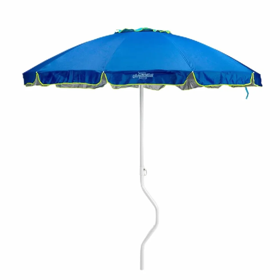 Produce Shop Ombrellone Mare GiraFacile 220 Cm Protezione UV Spiaggia Pesca Apollo - Blu